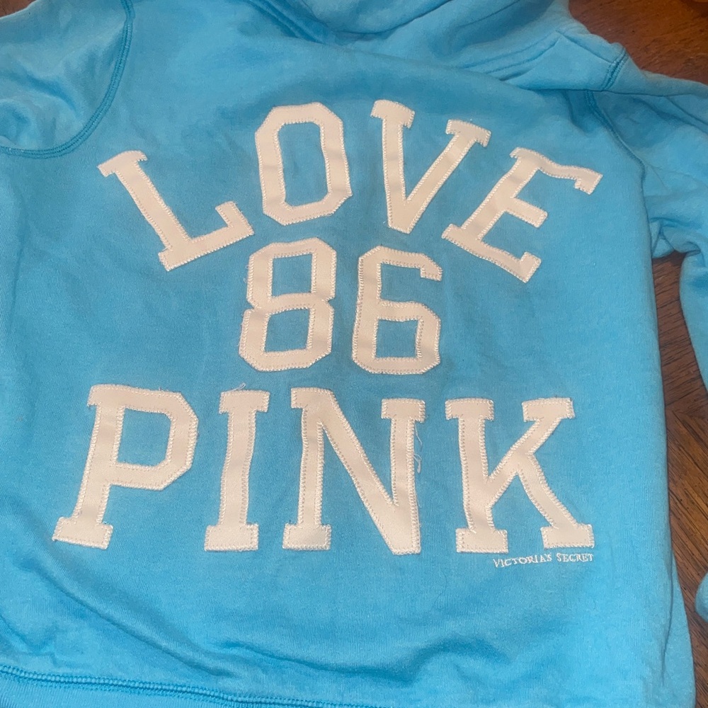 VS PINK VINTAGE HOODIE